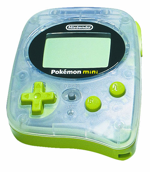 Console Pokémon Mini verte translucide
