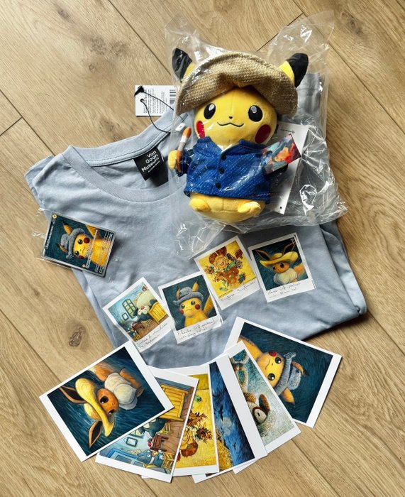 Produits de la collection Pokémon et Van Gogh Museum