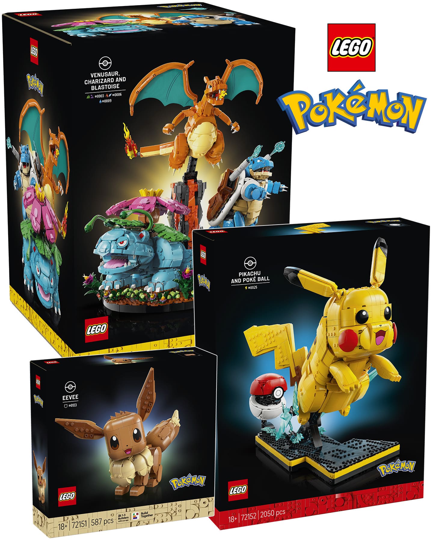 Les trois premiers sets LEGO Pokémon de 2026