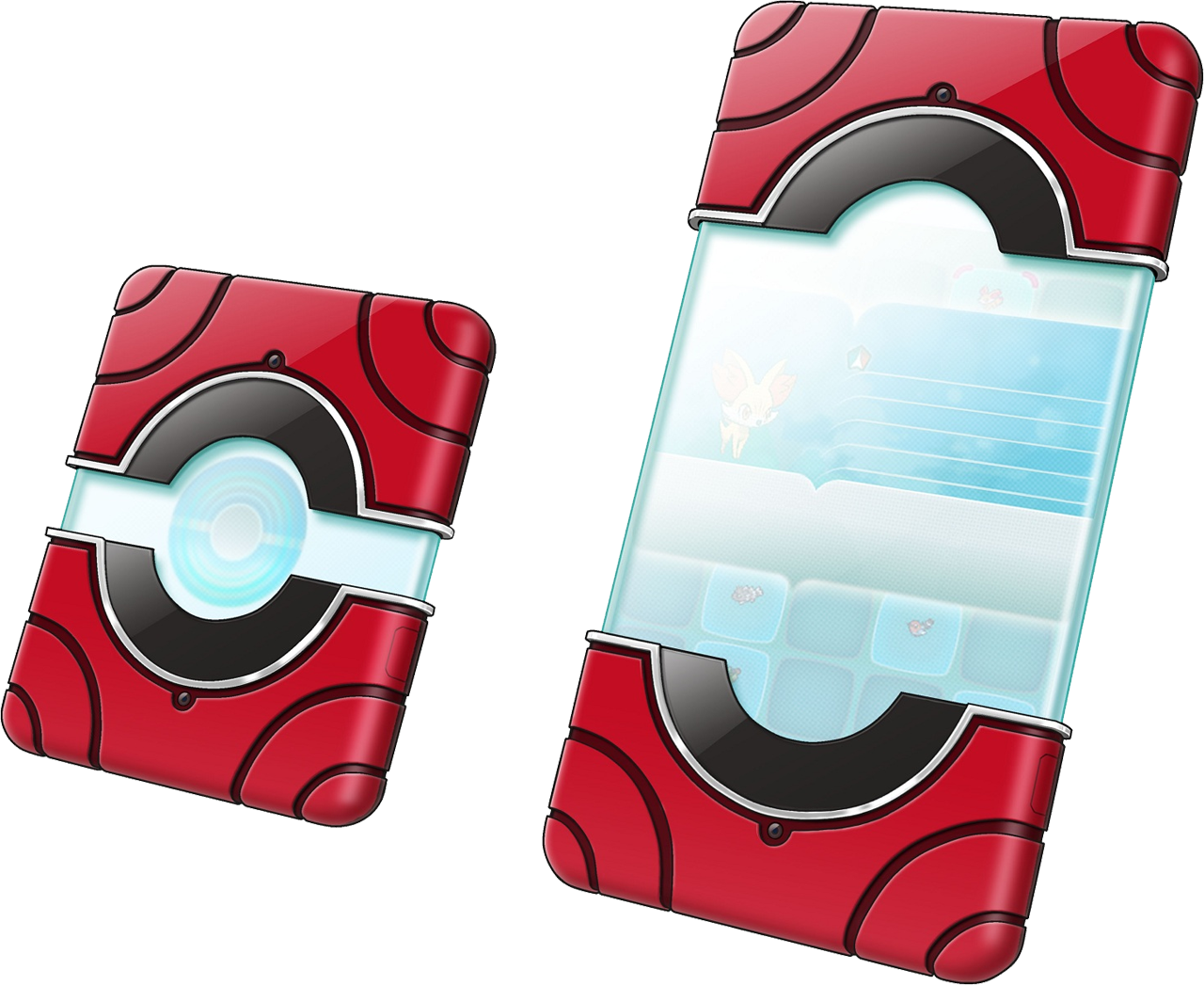 Artwork officiel du Pokédex holographique de Kalos