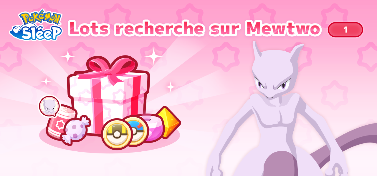 Visuel de l’article — Pokémon Sleep : sept lots Mewtwo détaillés